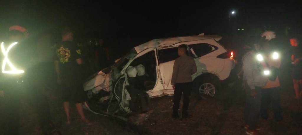 Mobil Tertabrak Kereta di Beji, Sopir Tewas