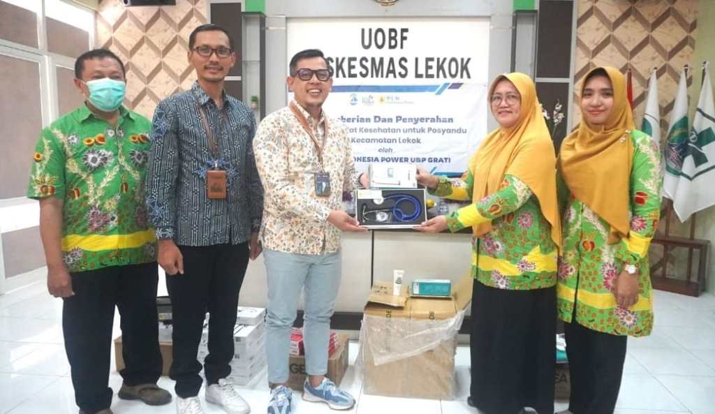 Peduli Bidang Kesehatan, PLN Indonesia Power UBP Grati Berikan Bantuan Alat Kesehatan Posyandu se Kecamatan Lekok