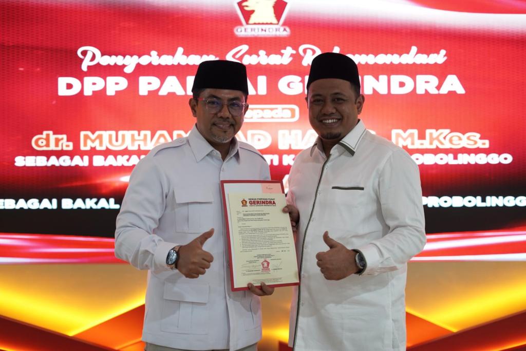Gerindra Resmi Usung Gus Haris-Lora Fahmi dalam Pilkada Probolinggo&nbsp;2024