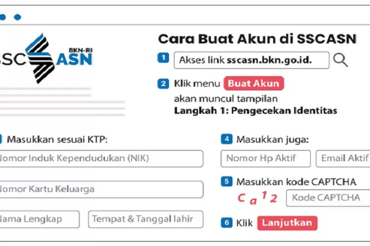 Begini Cara Daftar Akun SSCASN 2024