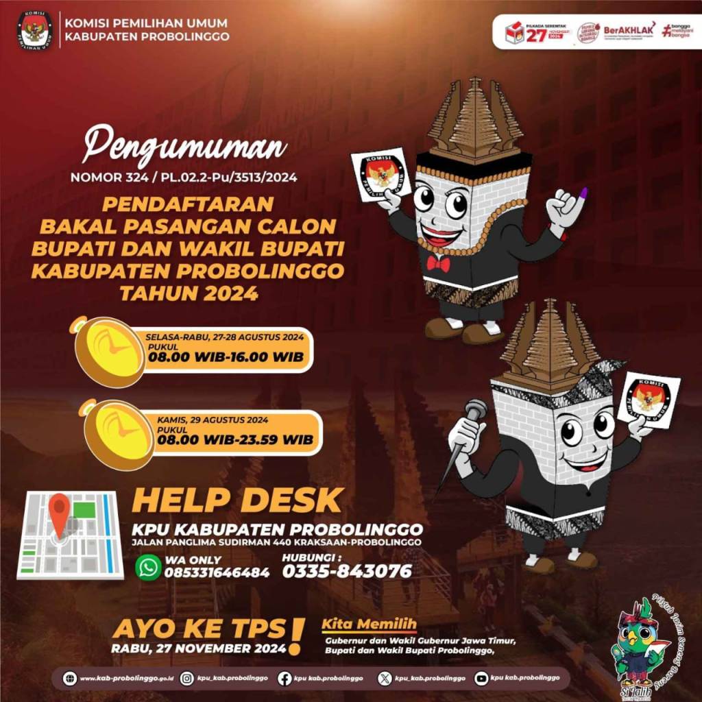 KPU Kabupaten Buka Pendaftaran&nbsp;Cakada