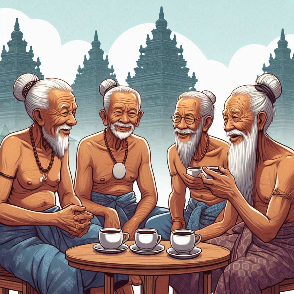 Ketika Mpu Sindok, Mbah Untung dan Mbah Slagah ‘Cangkruk Ngopi’ Bahas Hari&nbsp;Jadi